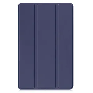 LEATHER Zaklápací kryt Samsung Galaxy Tab A9 modrý