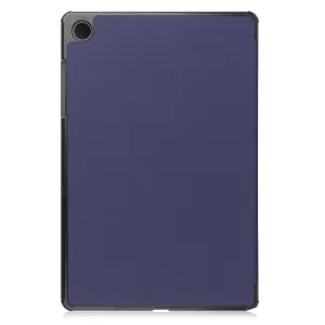 LEATHER Zaklápací kryt Samsung Galaxy Tab A9 modrý