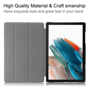 LEATHER Zaklápací kryt Samsung Galaxy Tab A9 modrý