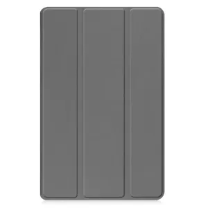 LEATHER Zaklápací kryt Samsung Galaxy Tab A9 šedý