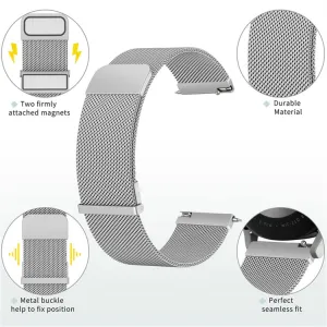 MILANESE Kovový remienok Huawei Watch GT 4 41mm strieborný
