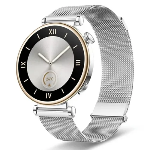 MILANESE Kovový remienok Huawei Watch GT 4 41mm strieborný