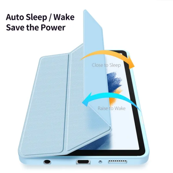 DUX TOBY Flipové puzdro pre Samsung Galaxy Tab A9 modré