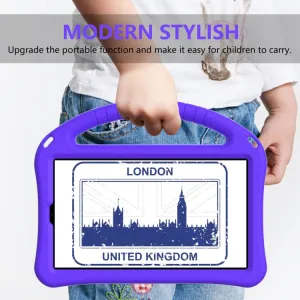 KIDDO Detský obal pre Samsung Galaxy Tab A9 fialový