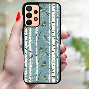 MY ART Kryt s vianočným dizajnom Samsung Galaxy A13 BIRCH (072)
