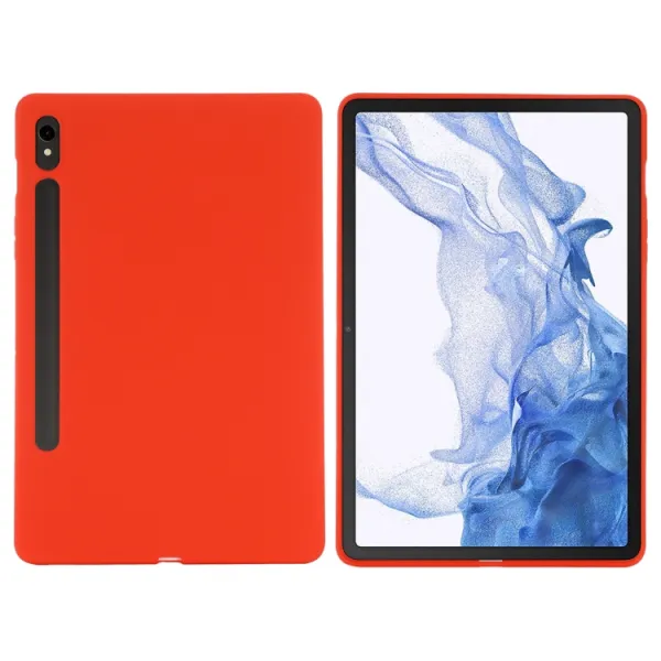 RUBBER Ochranný kryt pre Samsung Galaxy Tab S9 FE / Tab S10 FE / Tab S10 Lite červený