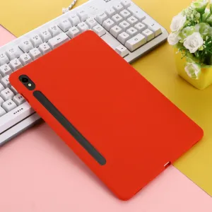 RUBBER Ochranný kryt pre Samsung Galaxy Tab S9 FE / Tab S10 FE / Tab S10 Lite červený