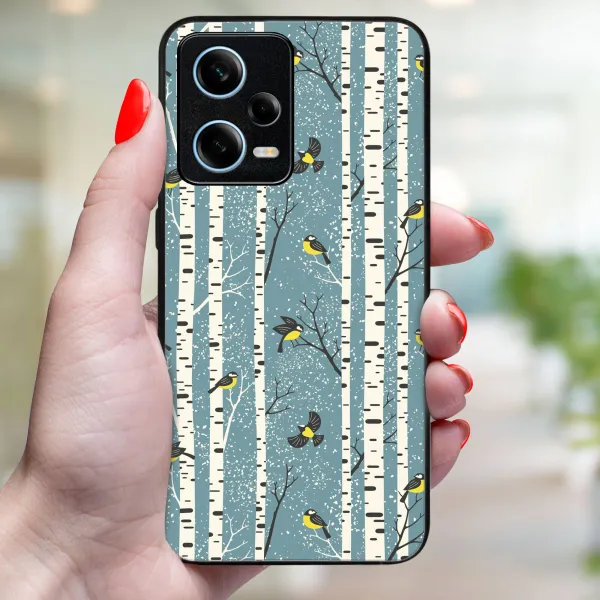 MY ART Kryt s vianočným dizajnom Xiaomi Redmi Note 12 5G BIRCH (072)