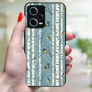 MY ART Kryt s vianočným dizajnom Xiaomi Redmi Note 12 5G BIRCH (072)