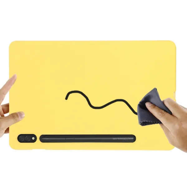 RUBBER Ochranný kryt pre Samsung Galaxy Tab S9 Ultra / Tab S10 Ultra žltý