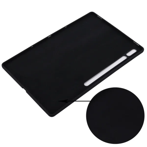 RUBBER Ochranný kryt pre Samsung Galaxy Tab S9 Ultra / Tab S10 Ultra čierny
