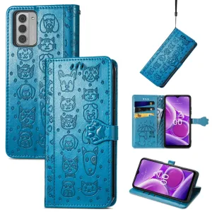ART Peňaženkový kryt Nokia G42 5G ANIMALS modrý