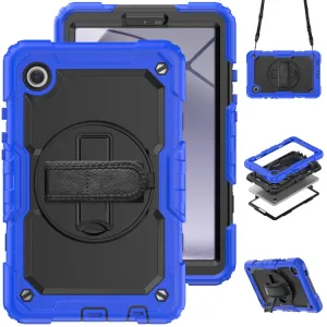 SOLID 360 Odolný obal pre Samsung Galaxy Tab A9+ modrý