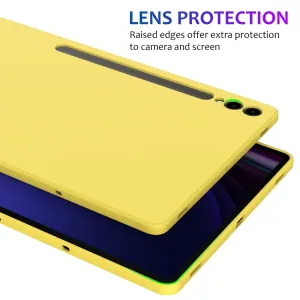 RUBBER Ochranný kryt pre Samsung Galaxy Tab S9 FE+ / S9+ / S10+ žltý