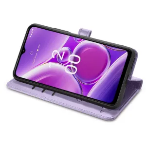 ART Peňaženkový kryt Nokia G42 5G ANIMALS fialový