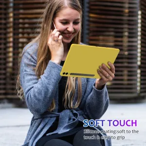 RUBBER Ochranný kryt pre Samsung Galaxy Tab S9 FE+ / S9+ / S10+ žltý