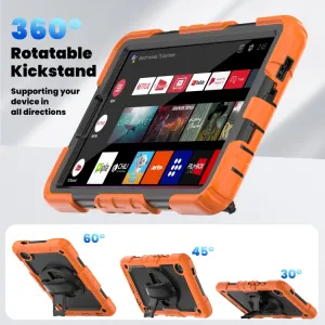 SOLID 360 Odolný obal pre Samsung Galaxy Tab A9 oranžový