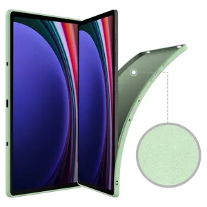 RUBBER Ochranný kryt pre Samsung Galaxy Tab S9 FE+ / S9+ / S10+ zelený