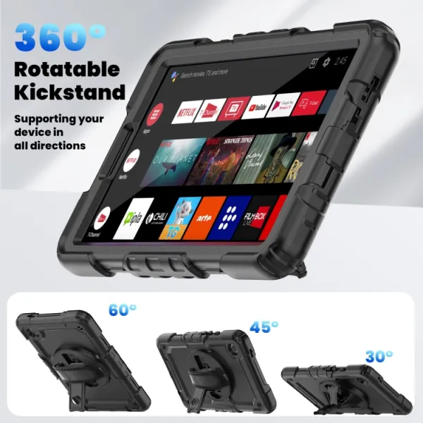 SOLID 360 Odolný obal pre Samsung Galaxy Tab A9 čierny