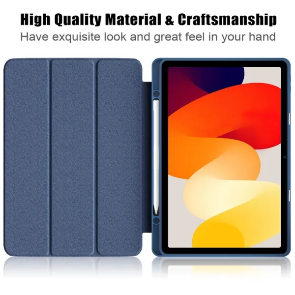 CRYSTAL Zaklápacie puzdro Xiaomi Redmi Pad SE modrý