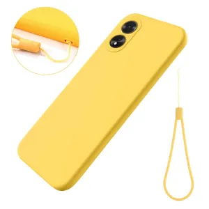 RUBBER Ochranný kryt pre Oppo A38 žltý