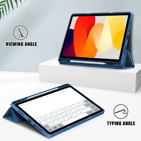 CRYSTAL Zaklápacie puzdro Xiaomi Redmi Pad SE modrý