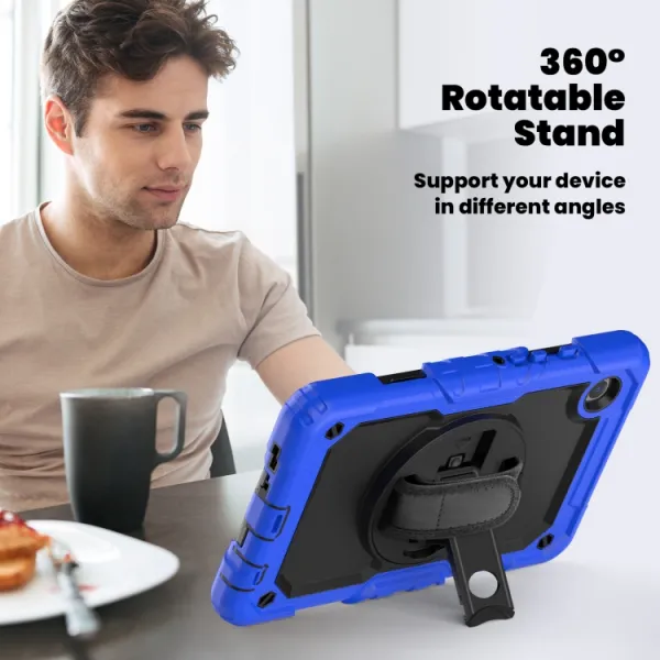 SOLID 360 Odolný obal pre Samsung Galaxy Tab A9+ modrý