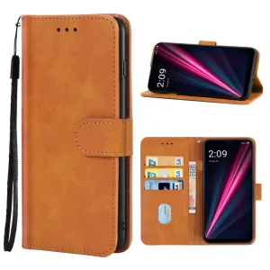SMOOTH Peňaženkové puzdro pre T Phone Pro / T Phone Pro 2023 hnedé