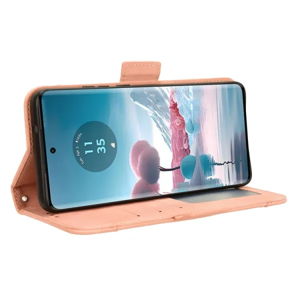 SLOT Peňaženkový obal pre Motorola Edge 40 Neo ružový