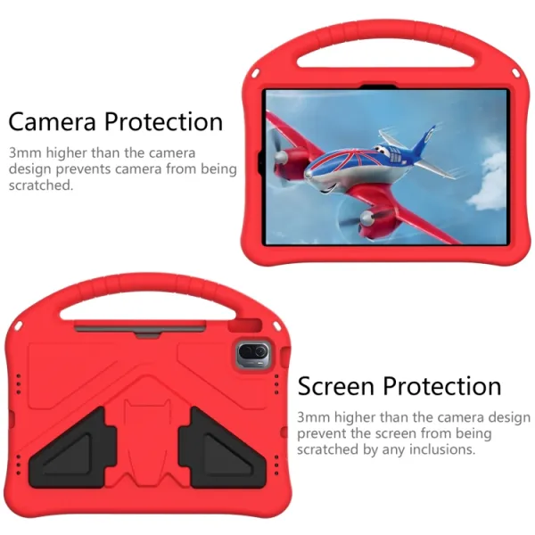 KIDDO Detský obal pre Xiaomi Pad 6 / Pad 6 Pro červený