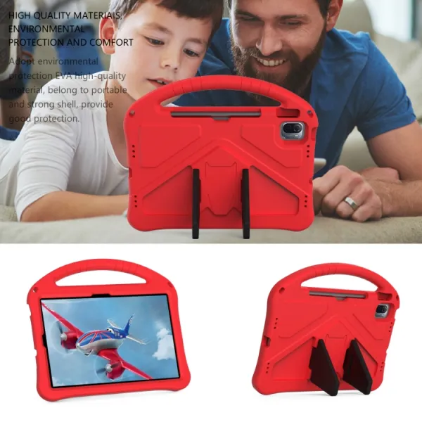KIDDO Detský obal pre Xiaomi Pad 6 / Pad 6 Pro červený