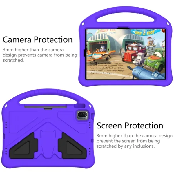 KIDDO Detský obal pre Xiaomi Pad 6 / Pad 6 Pro fialový