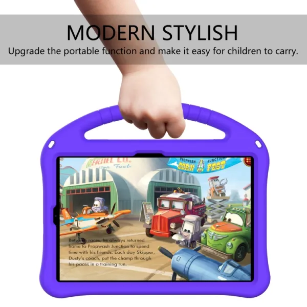 KIDDO Detský obal pre Xiaomi Pad 6 / Pad 6 Pro fialový