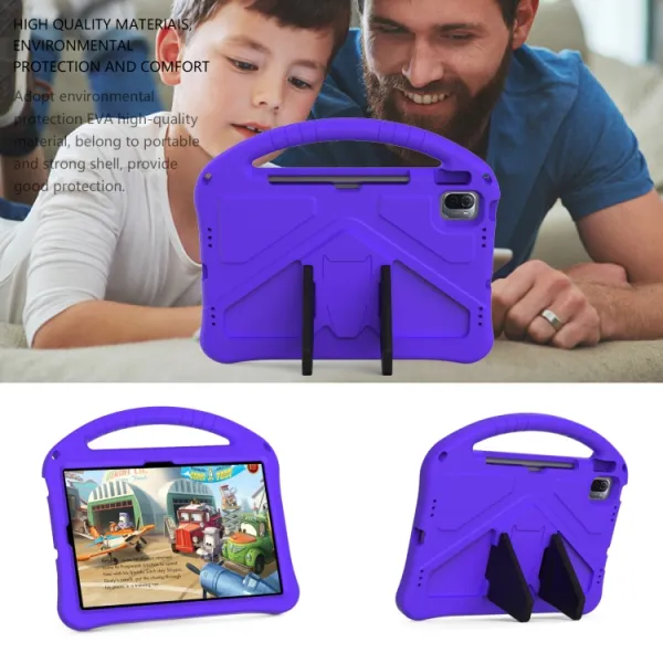 KIDDO Detský obal pre Xiaomi Pad 6 / Pad 6 Pro fialový