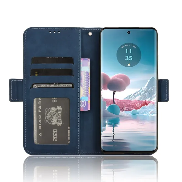 SLOT Peňaženkový obal pre Motorola Edge 40 Neo modrý