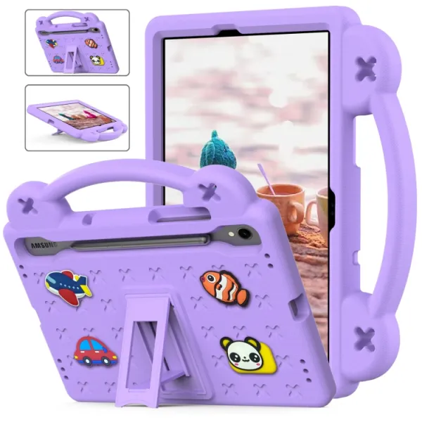 FANY Detský kryt na tablet pre Samsung Galaxy Tab S9 FE / Tab S10 FE / Tab S10 Lite fialový