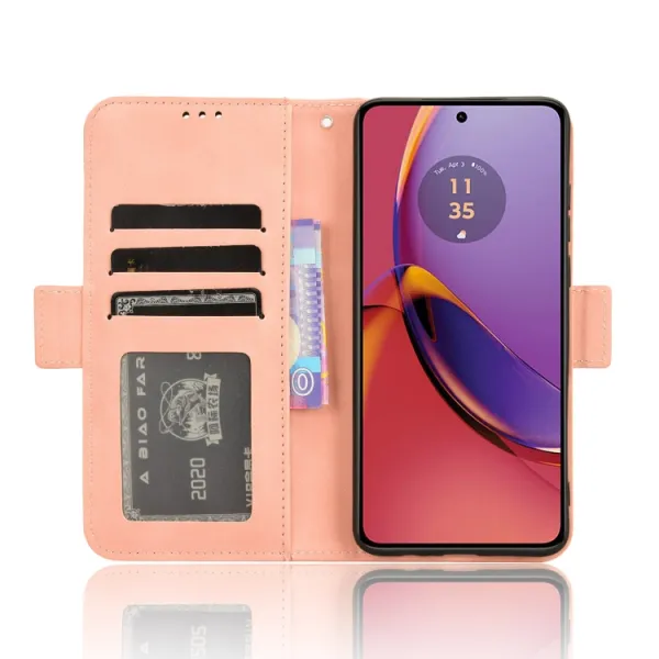 SLOT Peňaženkový obal pre Motorola Moto G84 5G ružový