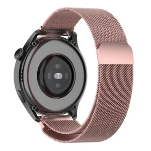 MILANESE Kovový remienok pre Huawei Watch GT 3 Pro 46mm ružový