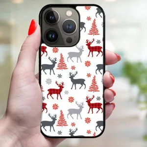 MY ART Kryt s vianočným dizajnom Apple iPhone 14 Pro DEER (068)