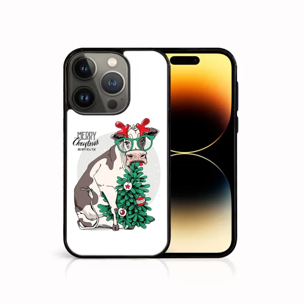 MY ART Kryt s vianočným dizajnom Apple iPhone 14 Pro Max MERRY CHRISTMAS (074)