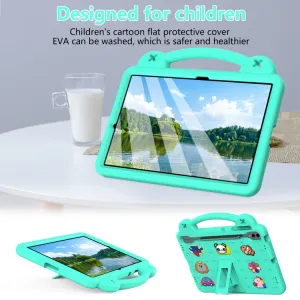 FANY Detský kryt na tablet pre Samsung Galaxy Tab S9 FE+ zelený