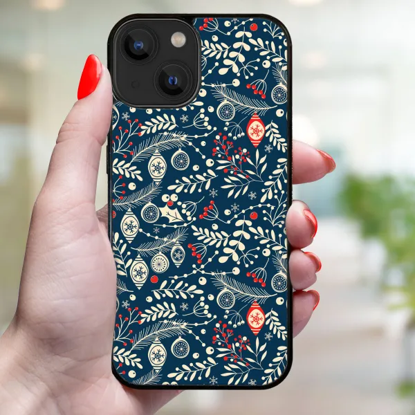 MY ART Kryt s vianočným dizajnom Apple iPhone 14 Plus MISTLETOE (070)
