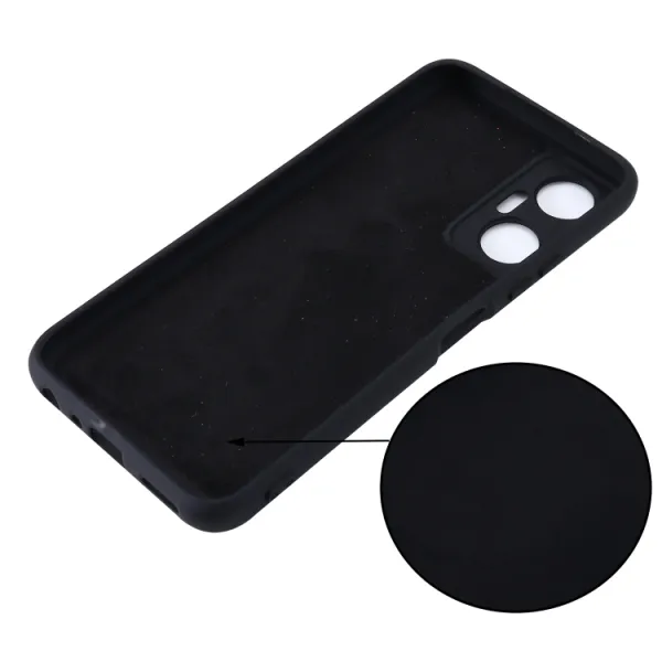 RUBBER Ochranný kryt pre Infinix Hot 20 5G čierny