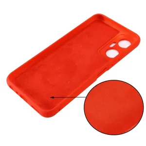 RUBBER Ochranný kryt pre Infinix Hot 20 5G červený