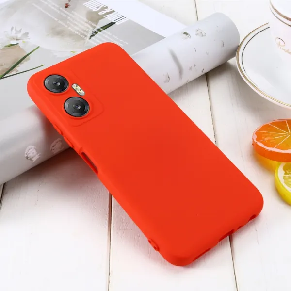 RUBBER Ochranný kryt pre Infinix Hot 20 5G červený