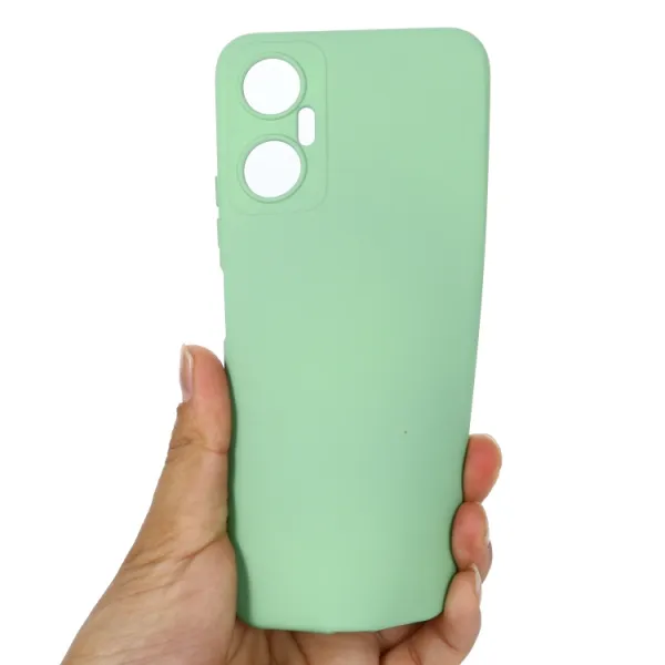 RUBBER Ochranný kryt pre Infinix Hot 20 5G zelený