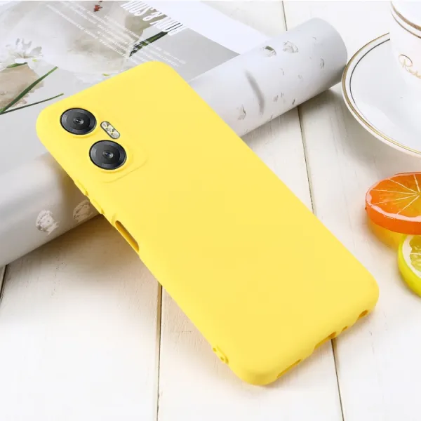 RUBBER Ochranný kryt pre Infinix Hot 20 5G žltý