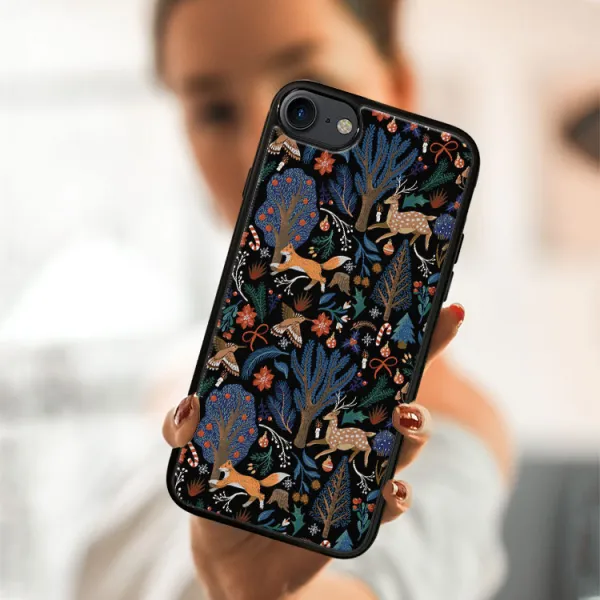 MY ART Kryt s vianočným dizajnom Apple iPhone SE 2022 / 2020 / 7 / 8  WINTER (071)