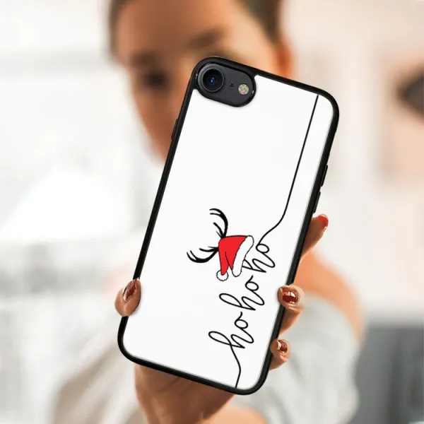 MY ART Kryt s vianočným dizajnom Apple iPhone SE 2022 / 2020 / 7 / 8  HOHOHO (073)