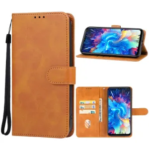 SMOOTH Peňaženkové puzdro pre Infinix Hot 20 5G hnedé